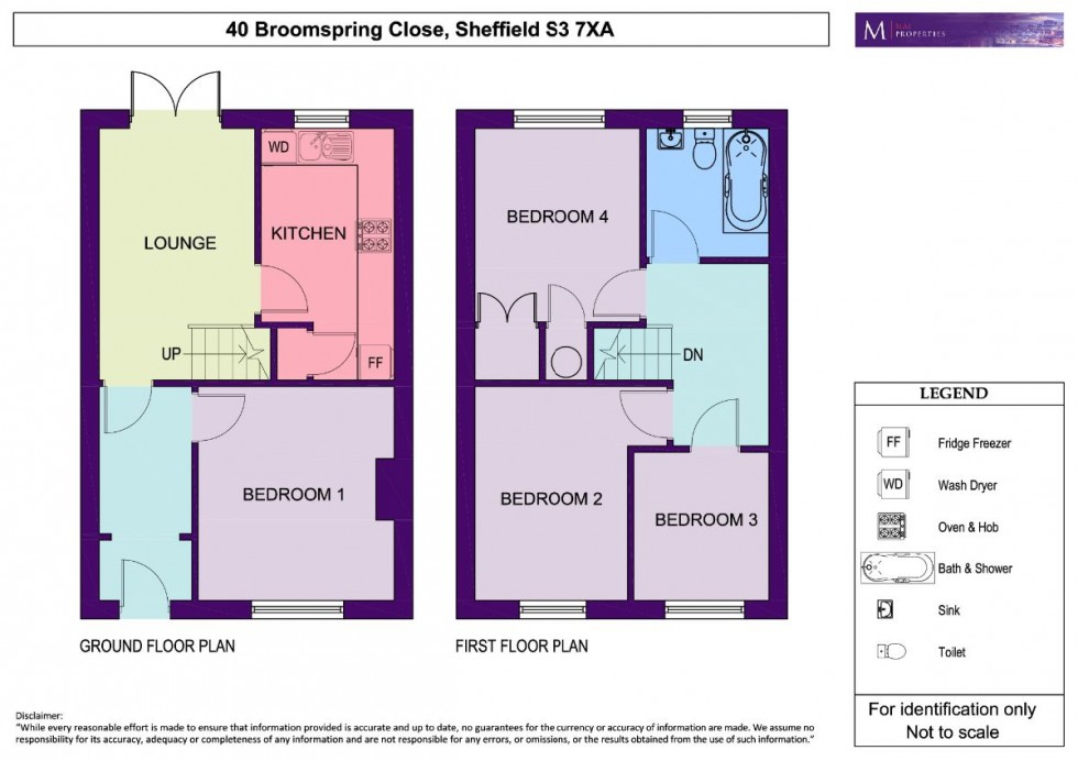 Floorplan for Broomspring Close