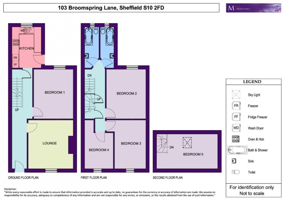 Floorplan for 103 Broomspring Lane