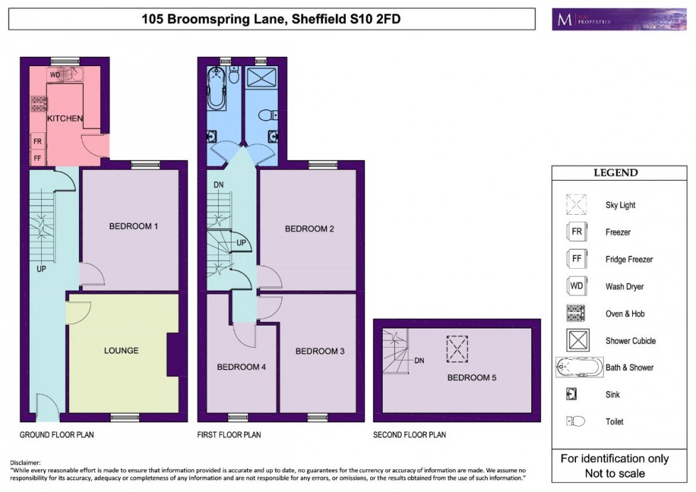 Floorplan for 105 Broomspring Lane