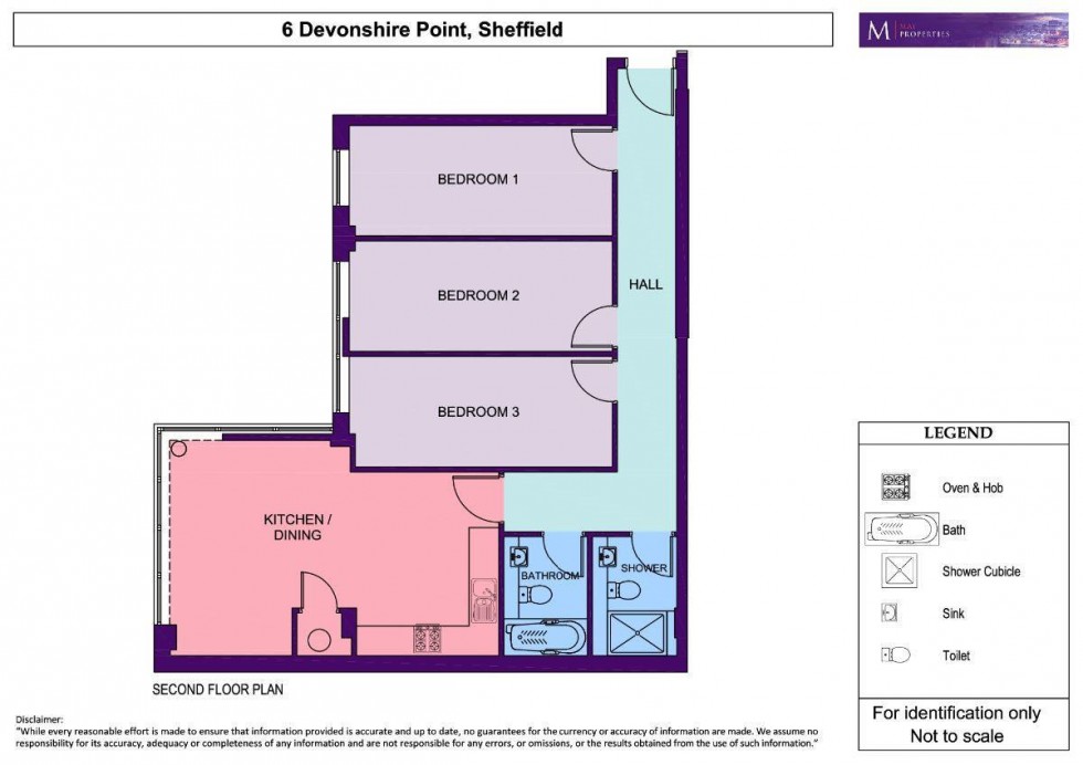 Floorplan for Apt 6 Devonshire Point