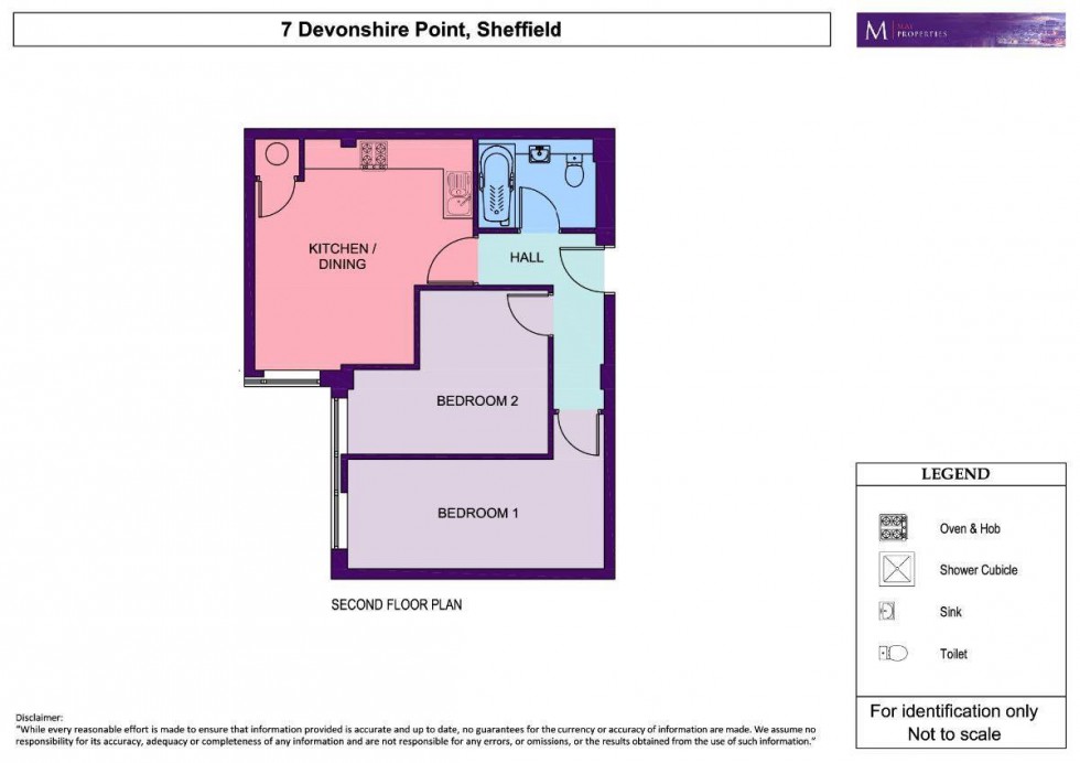 Floorplan for Apt 7 Devonshire Point