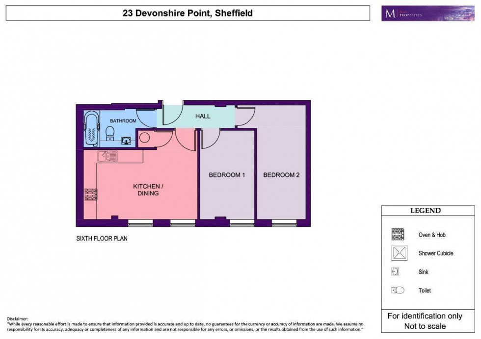 Floorplan for Apt 23 Devonshire Point